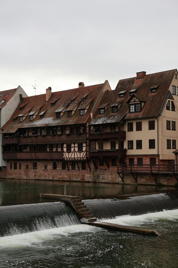 Nuremberg medieval castle old town