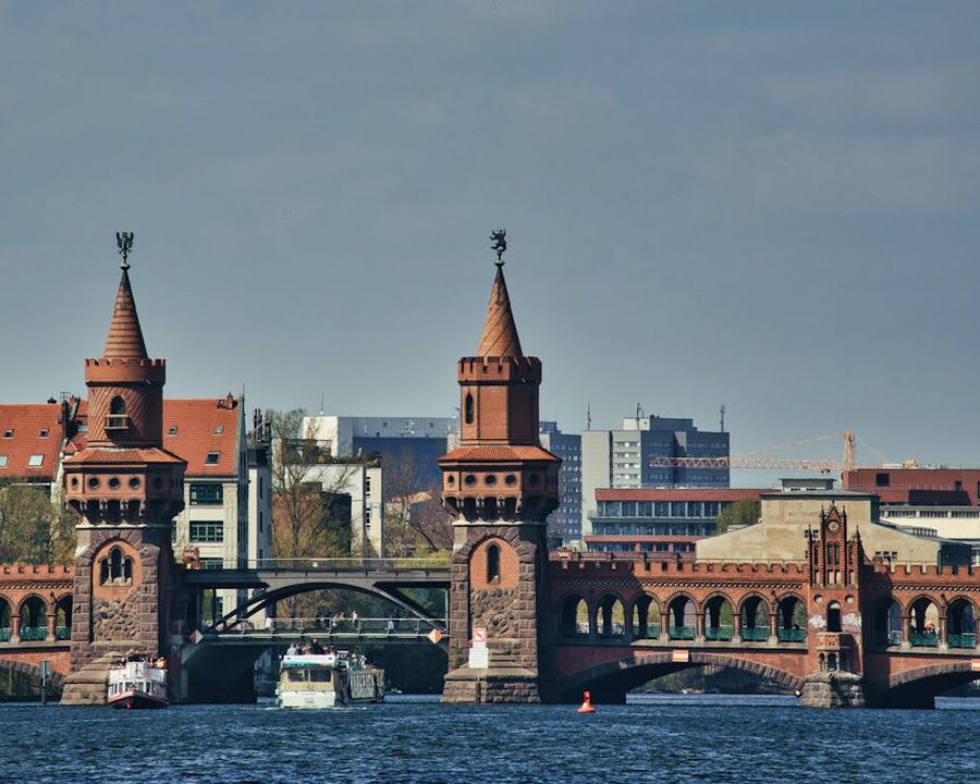 Scenic view of Oberbaum Bridge over the Spree Berlin