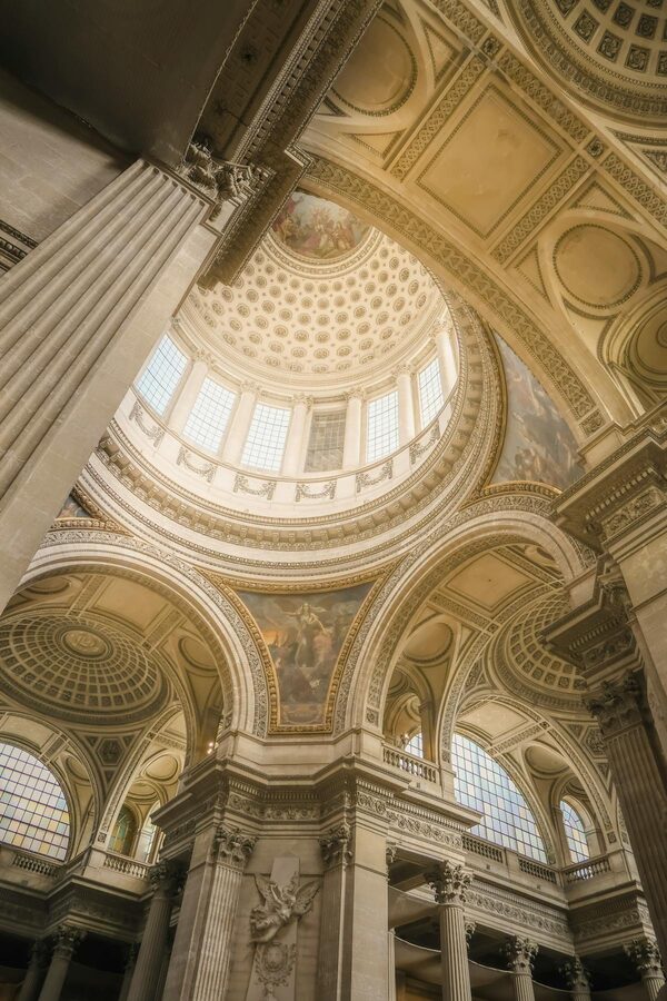 pantheon columns dome detail paris