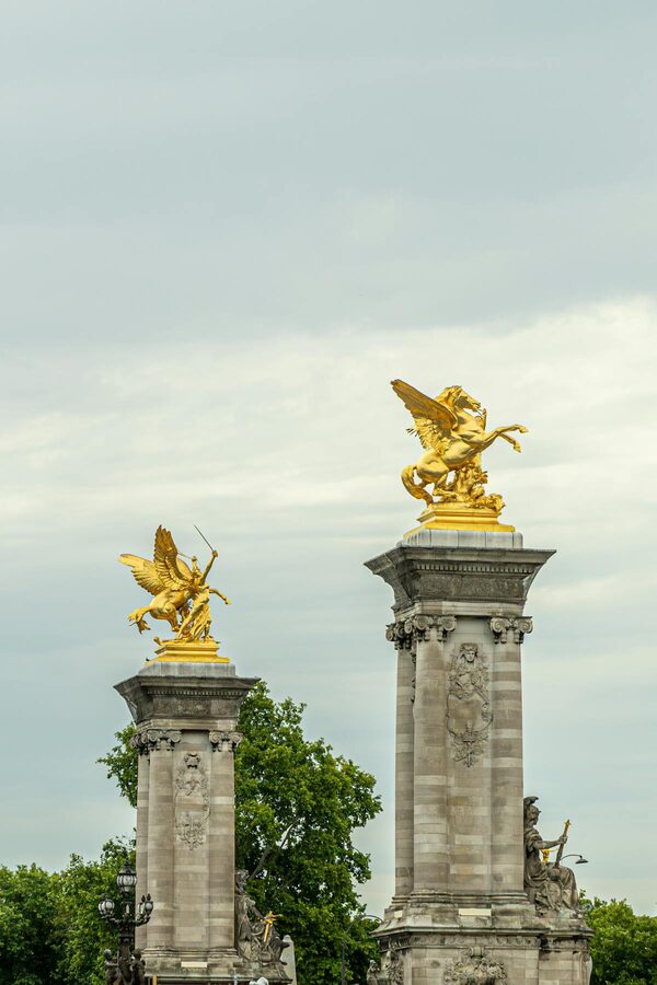 Pont Alexandre III bridge in Paris