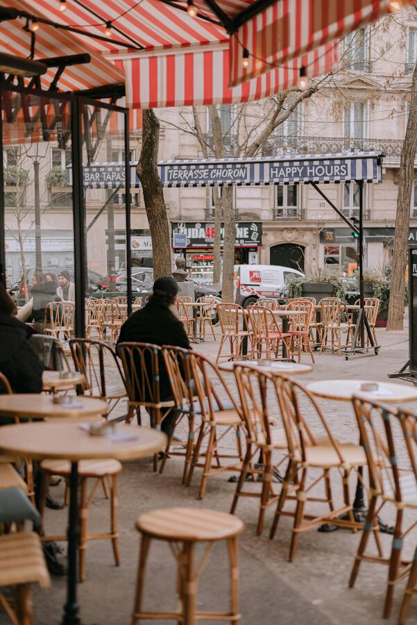 Paris restaurant terrace outdoor seating