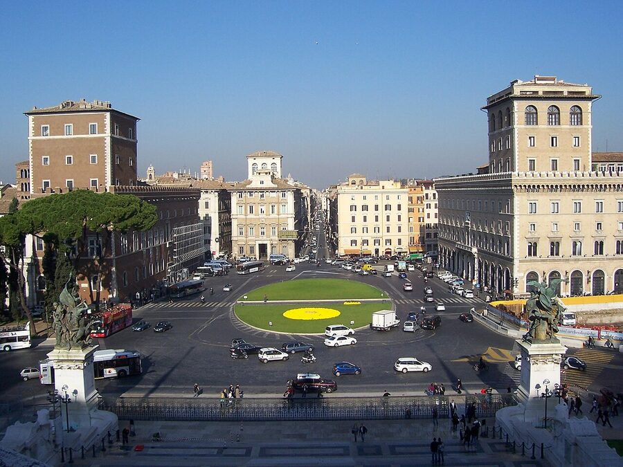 Piazza Venezia Rome Italy