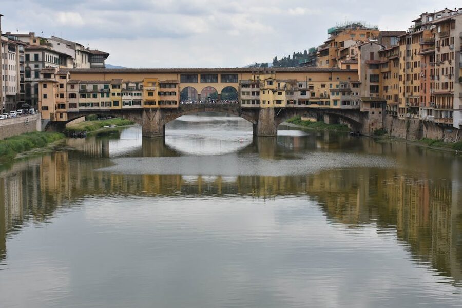 Ponte Vecchio over the Arno River Florence