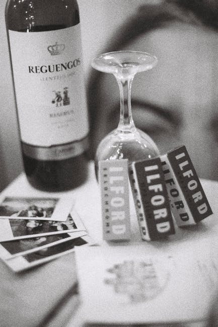 Glass of red port wine