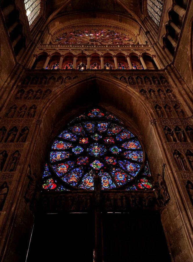 Reims Cathedral Gothic facade