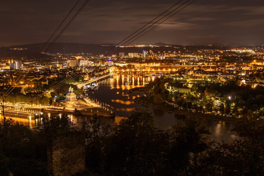Rhine Valley vineyards Germany