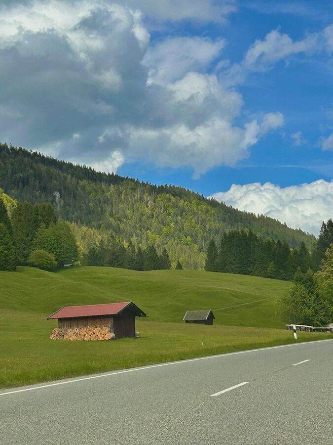 Bavarian scenery along the Romantic Road
