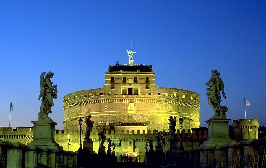 Roma Castel Sant Angelo classic view