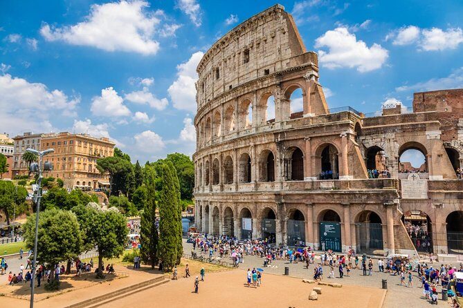 Colosseum, Roman Forum & Palatine Hill Guided Tour - Entering the Colosseum: Arena Options, Tiers, and Gladiator Stories