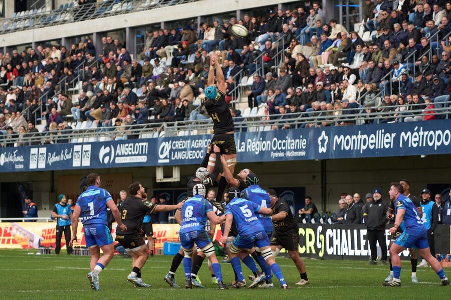 Rugby stadium in France