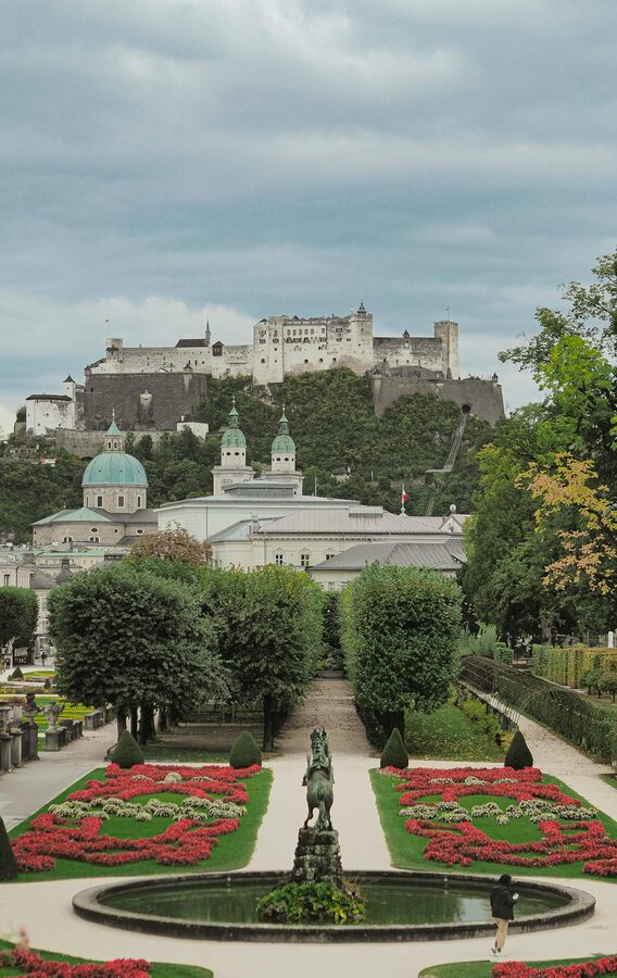 Salzburg panoramic cityscape