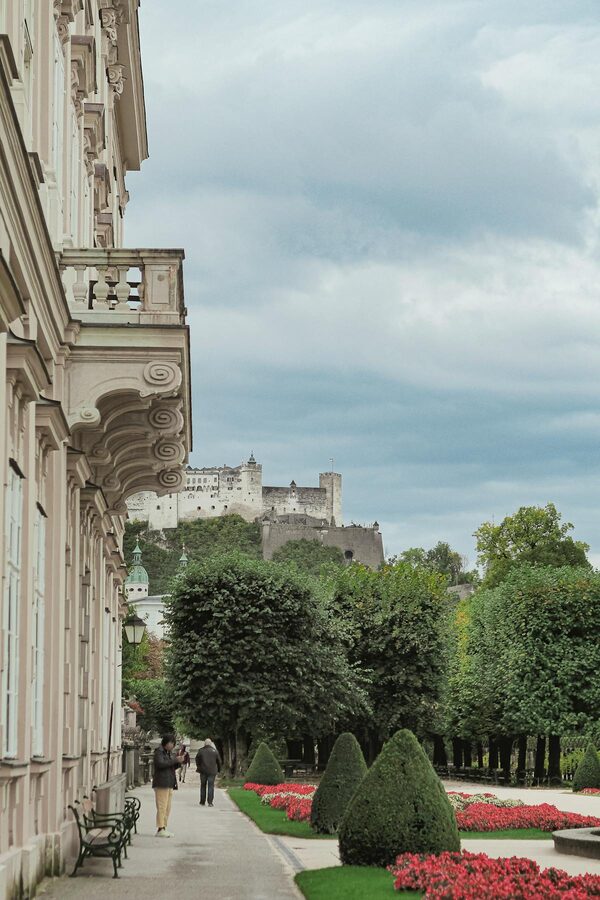 Salzburg old town square