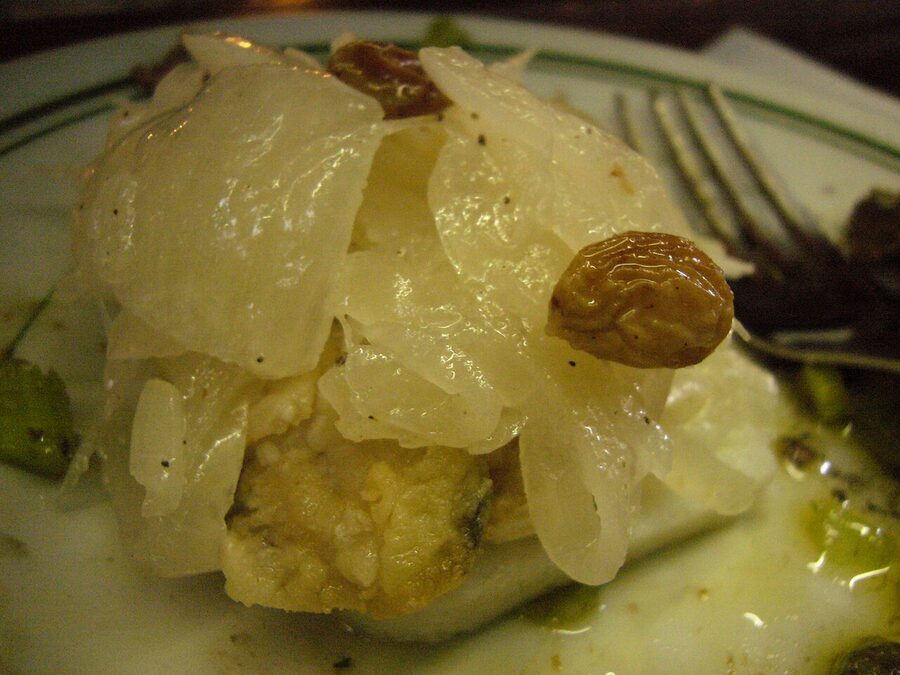 Sarde in saor Venetian sweet and sour sardines dish