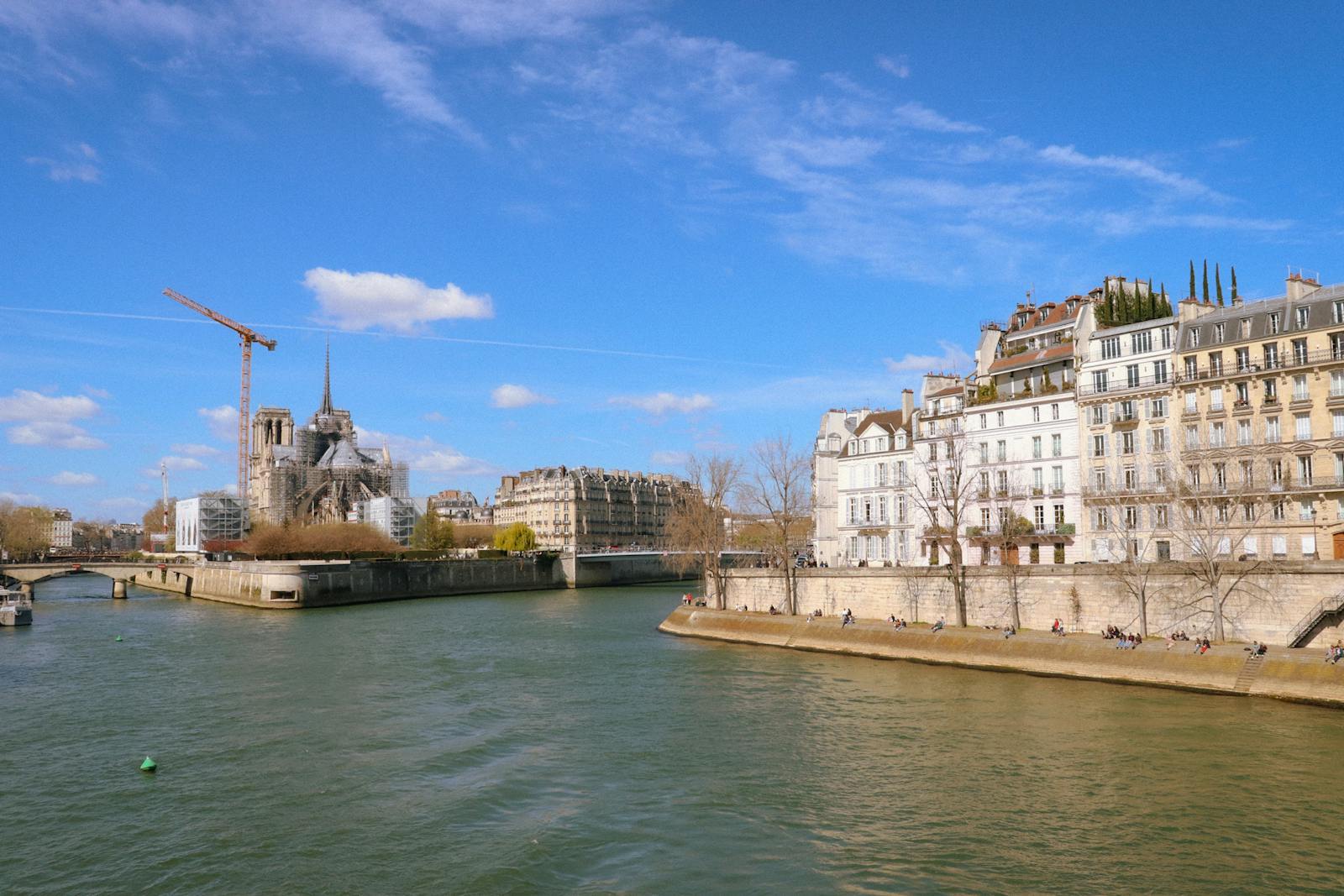 Notre-Dame Cathedral on the Seine River in Paris during daytime