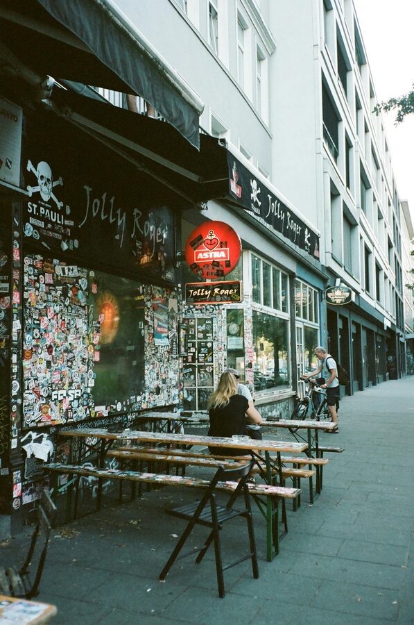 Street art and nightlife scene Hamburg