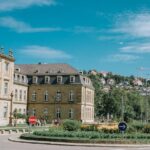 Historic Stuttgart square architecture