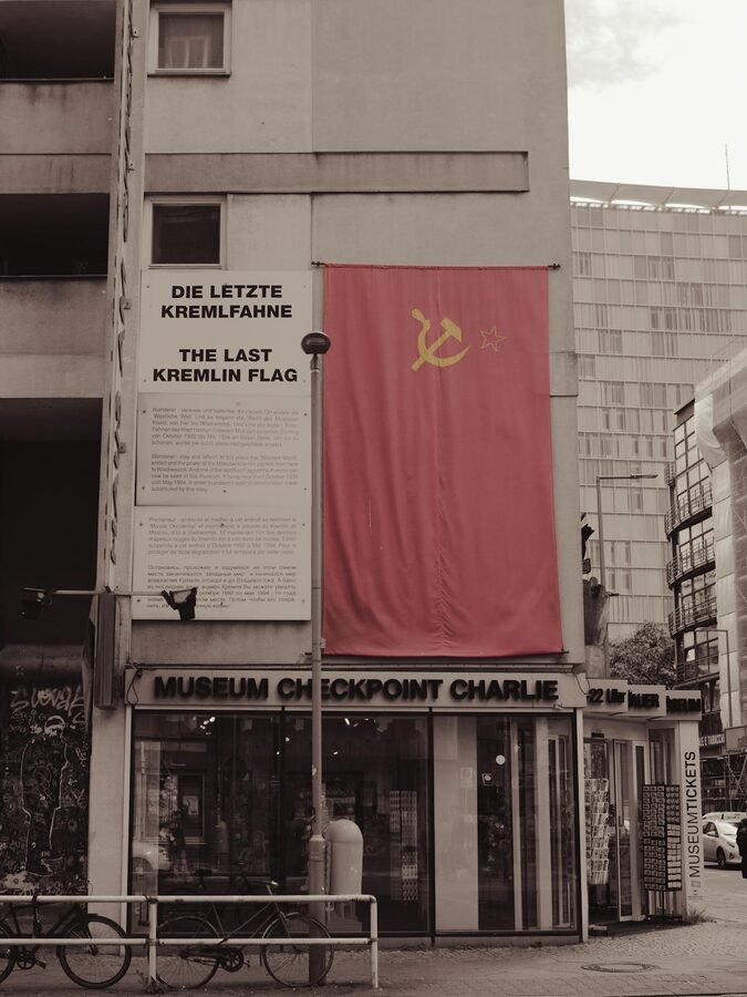 Museum area near Checkpoint Charlie Berlin