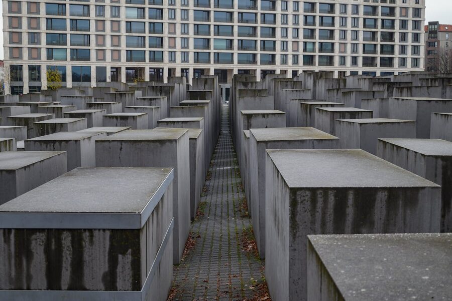 Preserved segments of the Berlin Wall