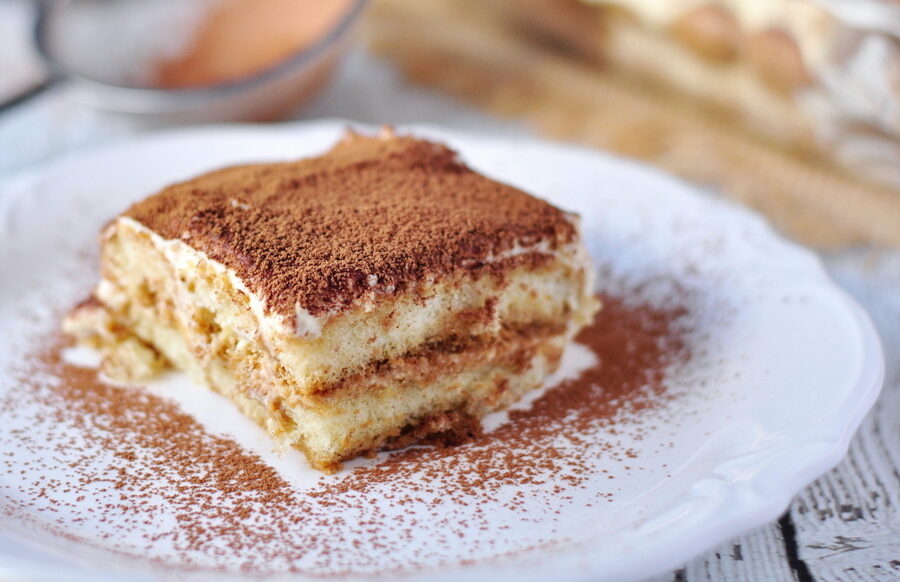 Classic Italian tiramisu dessert