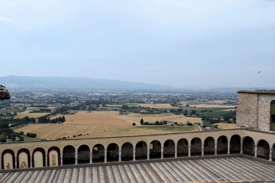 Umbrian countryside from Assisi